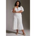 Anthropologie Pants & Jumpsuits | Anthropologie Hutch Smocked-Waist Eyelet Jumpsuit - New - Plus Size 1x | Color: White | Size: 1x