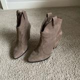 Zara Shoes | Heeled Boots Booties Ankle Zara Women’s 7.5 Shoes | Color: Brown | Size: 7.5