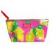 Lilly Pulitzer Bags | Lilly Pulitzer Estee Lauder Lemon Zip Pouch Makeup Toiletry Bag | Color: Pink | Size: Os