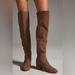 Anthropologie Shoes | Anthropologie Over-The-Knee Block-Heel Boots | Color: Tan | Size: 10