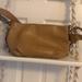Coach Bags | Coach Tan Genuine Leather Shoulder Purse With Silver Side Buckles F15065 | Color: Tan | Size: Os