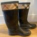 Burberry Shoes | Burberry Rain Boots - Size 37 - Classic Black | Color: Black | Size: 7