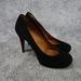 Gucci Shoes | Gucci Pumps Womens Size 38.5 Eu 8 Us Black Suede Heels 4.5in | Color: Black/Brown | Size: 38.5eu