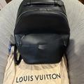 Louis Vuitton Bags | Louis Vuitton Anton Black Leather Backpack | Color: Black | Size: Os