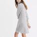 Madewell Dresses | Madewell Button Back Gray Merino Wool Sweater Dress Size Medium | Color: Gray | Size: M