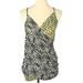 Anthropologie Tops | Anthropologie Vanessa Virginia Frangipani Brown Yellow Mixed Media Tank Top Xs | Color: Brown/Yellow | Size: Xs