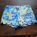 Lilly Pulitzer Shorts | Beautiful Lily Pulitzer Shorts | Color: Blue/White | Size: 2