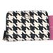 Kate Spade Bags | Kate Spade Houndstooth Small Zip Around Darcy Card Case Wallet Black Cream | Color: Black/Cream | Size: Os