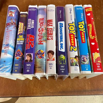 Disney Toys | Lot Of 9 Disney Vhs Movies | Color: Yellow | Size: Vhs