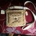 Coach Bags | Authentic Coach Cross Body Purse | Color: Tan/White | Size: Os