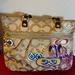 Coach Bags | Authentic Poppy Coach Shoulder Purse Style 15307. 17”X 12”. Great Condition | Color: Gold/Tan | Size: Os