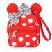 Disney Bags | Disney Minnie Wristlet Silver Sequins By Loungefly | Color: Red/Silver | Size: 8'' H X 6'' W X 3” D