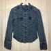 Free People Jackets & Coats | Free People Snap Button Denim Blue Jean Jacket | Color: Blue | Size: S