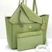 Michael Kors Bags | Michael Kors Maisie Large Pebbled Leather 3-In-1 Tote Bag Light Sage Signature | Color: Gold/Green | Size: Various