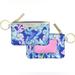 Lilly Pulitzer Accessories | Lilly Pulitzer Key Id Card Coin Case Turtle Villa Nwt | Color: Blue | Size: Os