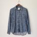 American Eagle Outfitters Tops | American Eagle Outfitters Chambray Denim Button Up | Color: Blue/White | Size: S
