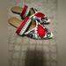 Anthropologie Shoes | Anthropologie Size 37 Paz Floral Embroidered Slides Mules Euc | Color: Red | Size: 6.5