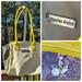 Disney Bags | Disney Parks Tinker Bell Kingdom Couture Shoulder Bag Yellow Gray Cream | Color: Gray/Yellow | Size: Os
