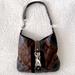 Coach Bags | Coach Canvas & Leather Shoulder Bag | Color: Brown/Cream | Size: 11.25”H X 13”L