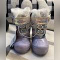 Disney Shoes | Disney Frozen Ii Toddler Girls Winter Snow Ana Elsa Olaf , Light Up. Size 5 | Color: Purple/Silver | Size: 5bb