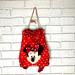 Disney Accessories | Disney Minnie Mouse Youth Cloth Backpack | Color: Red/White | Size: Osg