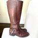 Anthropologie Shoes | Anthropologie Tall Equestrian Style Boots In Brown Leather (Size 9) | Color: Brown | Size: 9