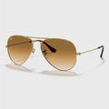 Ray-Ban Accessories | Brown Ray-Ban Aviator Sunglasses | Color: Brown/Gold | Size: Os