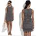 Madewell Dresses | Madewell Striped Sleeveless Dress, Large | Color: Black/White | Size: L
