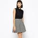 Anthropologie Skirts | Anthropologie Greylin Preston Black And White Striped Skater Skirt Size 0 | Color: Black/Cream | Size: 0