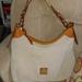 Dooney & Bourke Bags | Dooney & Bourke Leather Suede Hobo Shoulder Bag | Color: Cream | Size: Os