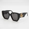 Gucci Accessories | New Gucci Sunglasses Gg0956s 003 Women Black Gucci Eyewear | Color: Black | Size: Os