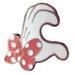 Disney Jewelry | Minnie Mouse Disney Trading Pin Glove Bow Half Heart Lapel Pin Brooch Jewelry | Color: Red/White | Size: Os