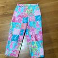 Lilly Pulitzer Pants & Jumpsuits | Lilly Pulitzer White Label Capri Pants 8 | Color: Blue/Pink | Size: 8