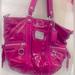 Coach Bags | Authentic Coach Signature C Spotlight Poppy Series Liquid Gloss Purse | Color: Pink | Size: Os