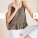 Anthropologie Tops | Anthropologie Black & Ivory Stripe Peplum Tank Top Size Xs, Nwot | Color: Black/Cream | Size: Xs