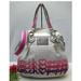 Coach Bags | Coach Poppy Rhinestones Multicolor Zip Closure Large Crossbody Shoulder Bag | Color: Gold/White | Size: Os