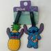 Disney Bags | Disney Stitch Hawaii Hawaiian Luggage Tags - Set Of 2 Pieces Brand New Nwt | Color: Blue/Purple | Size: Please See Item Description