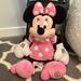 Disney Toys | Disney Large Minnie Mouse Plush | Color: Black/Pink | Size: Osg