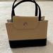 Kate Spade Bags | Kate Spade Two Toned Cloth Small Handbag. | Color: Black/Tan | Size: Os