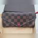 Louis Vuitton Bags | Louis Vuitton Damier Josephine Wallet | Color: Brown/Red | Size: Os
