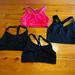 Victoria's Secret Intimates & Sleepwear | 4 Sports Bras (Old Navy, Victoria Secret) | Color: Black/Pink | Size: L