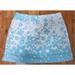Adidas Shorts | Adidas Climacool Tennis Golf Skort Skirt Light Blue White Floral Womens Size 8 | Color: Blue/White | Size: 8