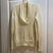 J. Crew Sweaters | J Crew Beige Pullover Shawl Mohair Sweater V-Neck | Color: Cream/White | Size: Xs