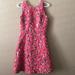 Kate Spade Dresses | Kate Spade Pink Floral Bow Back Dress Size 4 Nwt | Color: Pink | Size: 4