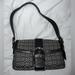 Coach Bags | Authentic Vintage Black Coach Shoulder Bag With Buckle | Color: Black/Gray | Size: Os
