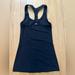 Lululemon Athletica Tops | Black Lululemon Align Waist-Length Racerback Tank Top Size 2 | Color: Black | Size: 2