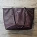 Coach Bags | Coach Mini City Zip Top Tote In Oxblood (Plum) Crossgrain Leather | Color: Purple/Red | Size: Os