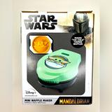 Disney Kitchen | Disney Star Wars Baby Yoda The Child Mini Waffle Maker Iron Sandwich Mandalorian | Color: Black/Green | Size: 4 Inch