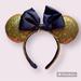 Disney Accessories | Disney 50th Anniversary Gold Sequin Ears | Color: Blue/Gold | Size: Os