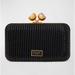 Kate Spade Bags | Kate Spade New York Nwt Clutch Bag In Woven Faux Leather | Color: Black/Gold | Size: Os